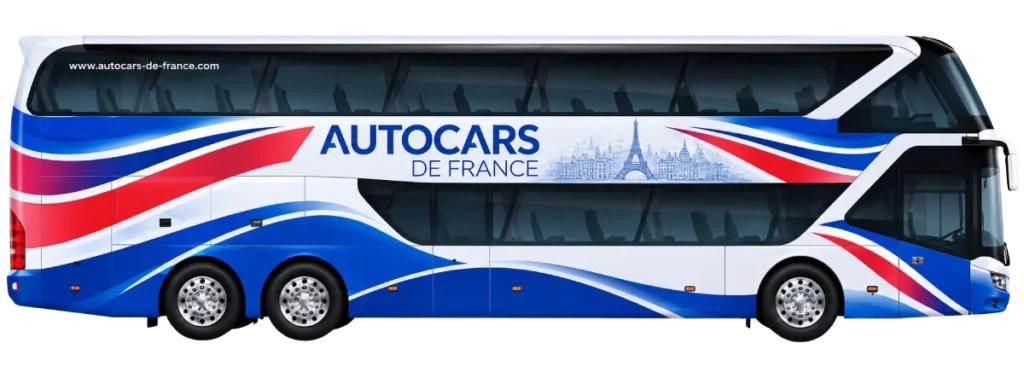 Autocar double étage 90 places pour grands groupes | autocars de france