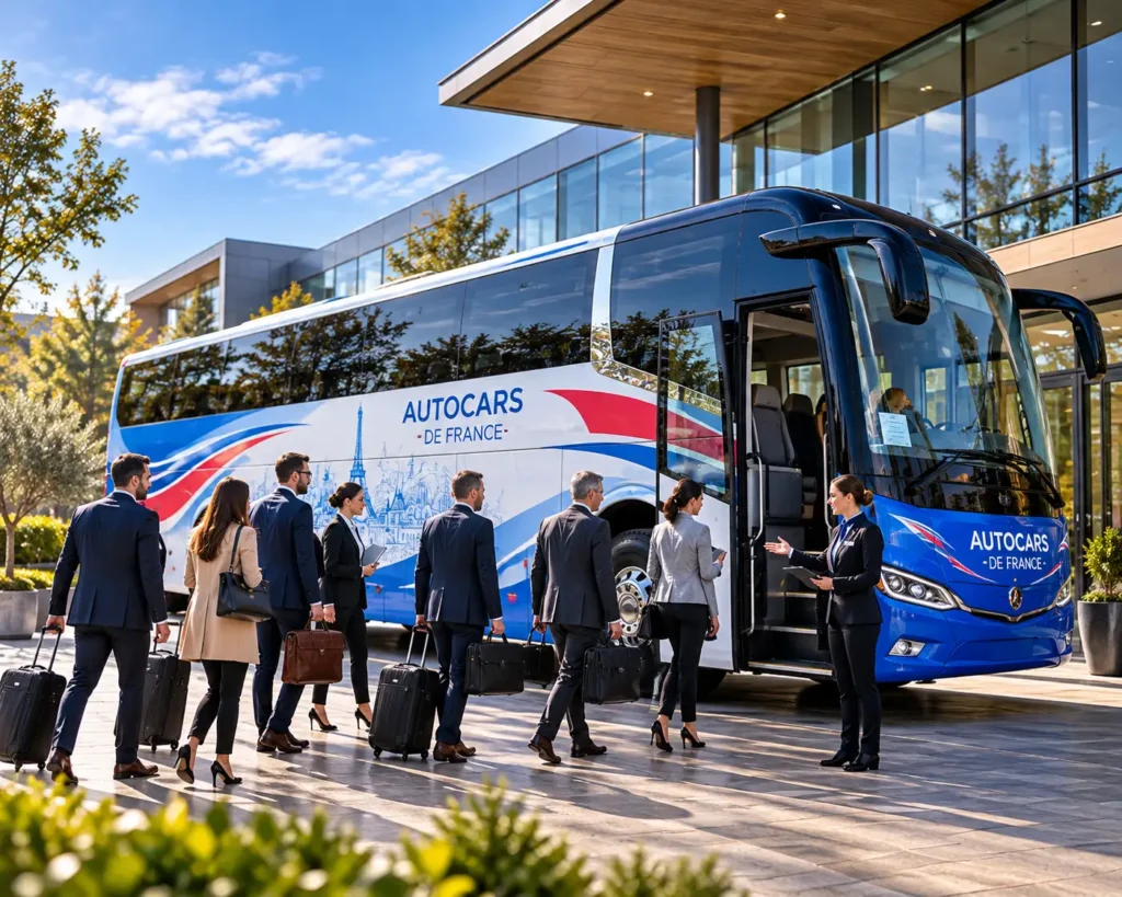 Autocar haut de gamme pour transport VIP d'entreprise | autocars de france
