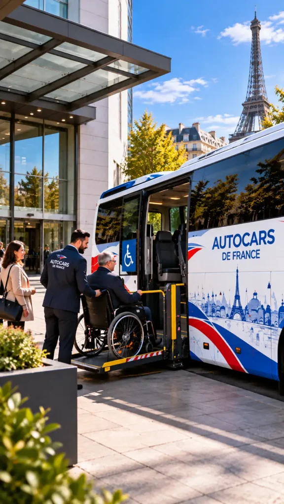 Location bus France équipée pour le transport PMR | autocars de france