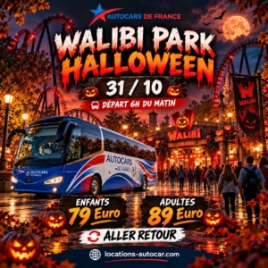 Excursion d'Halloween au parc Walibi